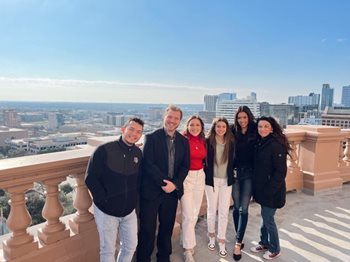 Cassidy Smith with Office of State Representative, John Lujan, in Austin, Texas.